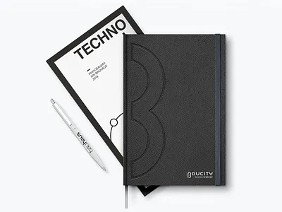 Evernote bau bauhsus black white branding identic identity branding logo