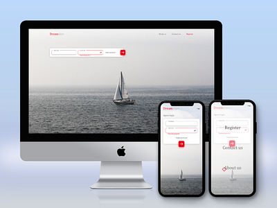 Login page landing landingpage minimal mobile web design responsive ui ux webdesign