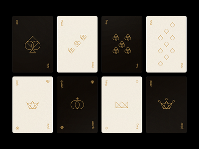 Playing Cards blackjack casino chance craft deck design gambling geometic graphic illustration minimal playing cards poker type vegas