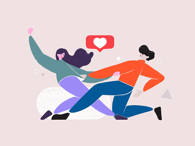 Dance animation branding design flat illustration ui vector 平面 插图 设计