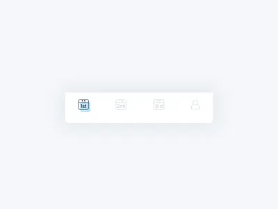 Tab bar menu navigation - interaction animation app brand design branding clean design edtech events illustration interaction menu microinteraction navigation navigation bar tab bar tab menu tapbar ui ui design vector