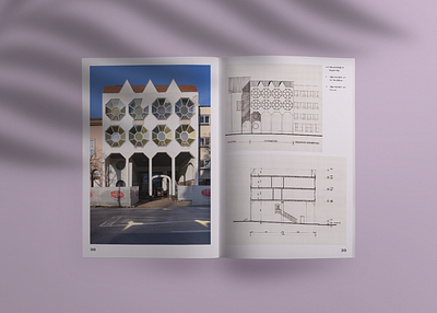 Kerényi booklet 80s architecture booklet editorial graphic design postmodern