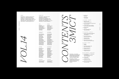 La Boussole magazine, vol. 14 book contents editorial design graphic design layout design magazine print typography