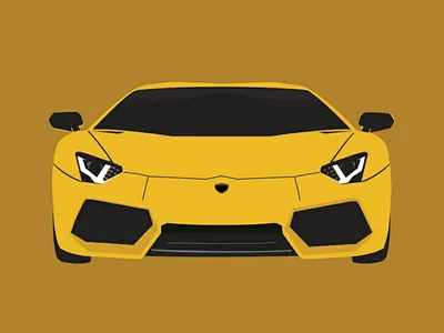 Lamborghini car yellow