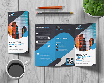 Corporate Tri-Fold Brochure Design bi fold brochure brochure design brochure template business brochure company brochure tri fold brochure z fold brochure