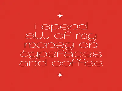 Typefaces and coffee. quote quote design red serif typeface type typefaces typography