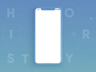 HairApp | Mix History animation app application blue color design fun hair ios minimal mobile motion startup ui