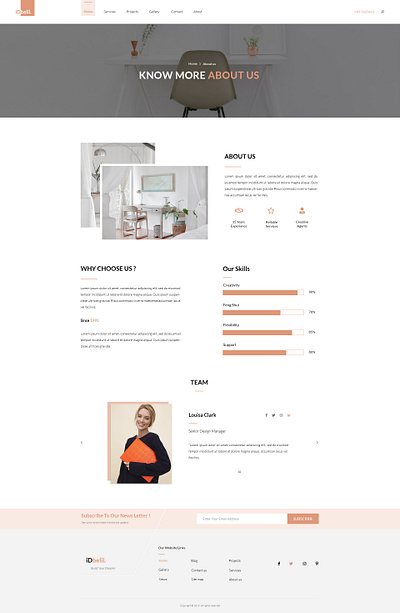 iDbelil design minimal ui web