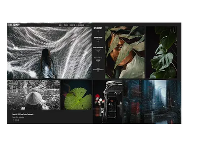 Photography design photography portfolio ui web