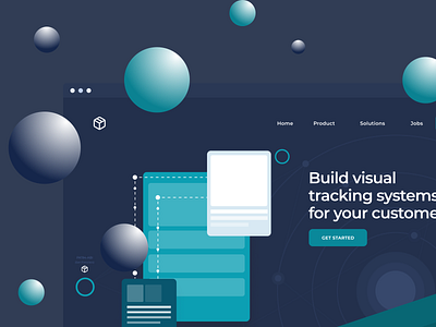 Landing page Exploration branding dark dark theme landing page uidesign web design website