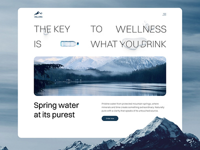 💧 Design Study clean landing page ui website