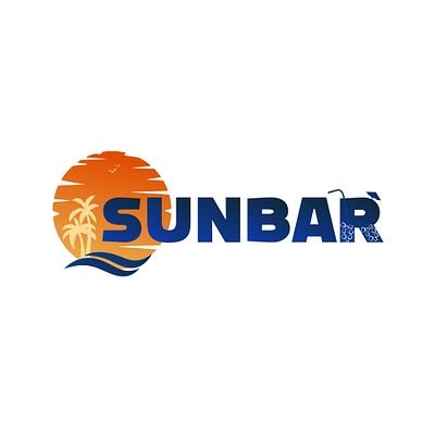 SunBar bar branding coctail fiv frizvan ivanlife logo logotype sun sunbar sunrise sunset vector