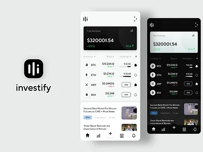 Finance-Cryptocurrency app adobe xd crypto crypto wallet cryptocurrency design finance interaction minimal