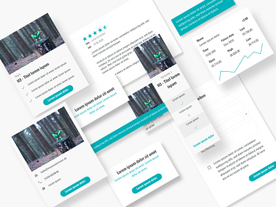 NEULAND. UI style guide adobexd components design grid grid layout interface interfacedesign screendesign style guide style guides ui ui components ui elements user experience user interface user interface design ux webdesign