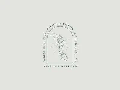Save the Date Logo Design illustration logo design save the date stationary design typography wedding card wedding invitation wedding invites wedding logo