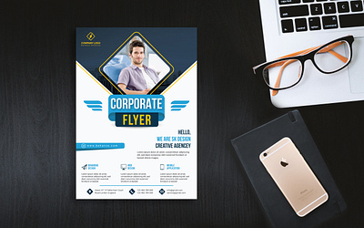 Corporate flyer branding brochure business flyer corporate design corporate flyer flyer flyer design flyer template graphic design print design