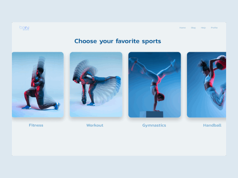 SPORTS daily ui gif gif animated gif animation gym sport sports ui ux ui design uidesign web webdesign website website design