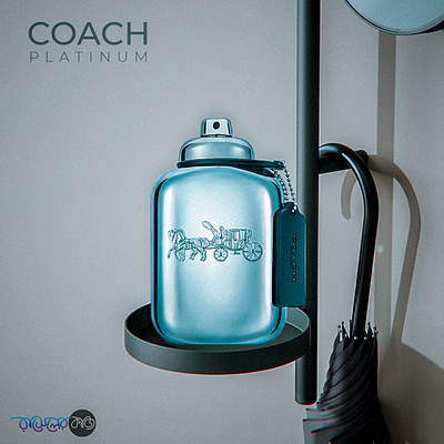 coach platinum advertisement perfume product design scent