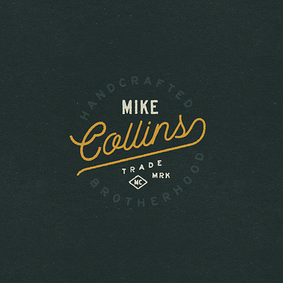 Collins 001 branding design heritage logo mark typography vintage