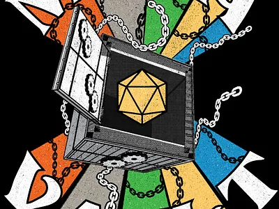 Detail t-shirt shot chains colorful retro t shirt design vintage