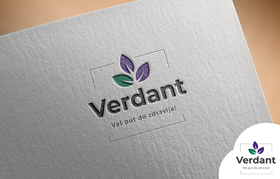 Logo Design (Logo Dizajn) - Verdant 'Vaš put do zdravlja' branding color design illustration illustrator logo photoshop vector