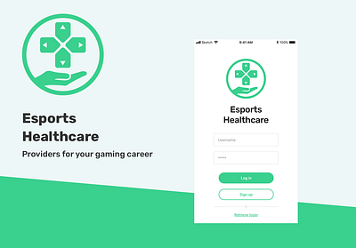 Esports Healthcare App UI android android app android app design app app design app ui app ui ux daily ui dailyui esports green health app healthcare healthcare app minimal minimalist mobile ui