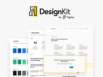 DesignKit design design system figma figmadesign mockups style guide styleguide web design website wireframe wireframe design wireframe kit wireframes