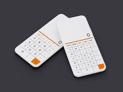 Calculator UI dailyui design ui white