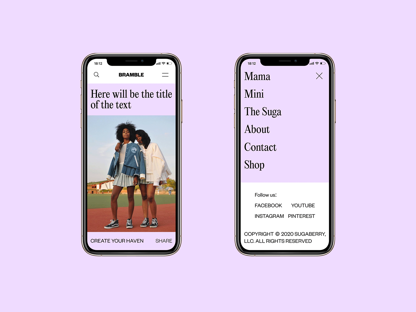New media concept adaptive branding design interface layout media minimal mobile online shop podcast prototype typography ui ux website