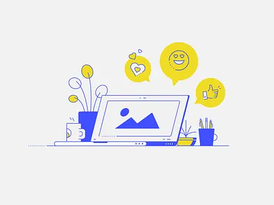 Validation computer cup design desk laptop likes photography plant work