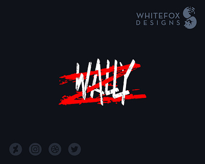 WallyZ Logo branding design logo logotype text vector