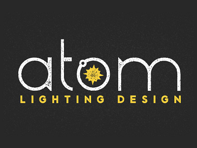 Atom Logo atom light logo sun