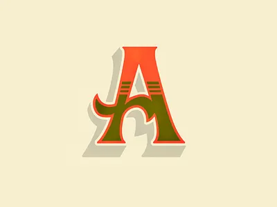 36 Days of Type — A 36days 36daysoftype branding drop shadow logo sign painter texture type typography