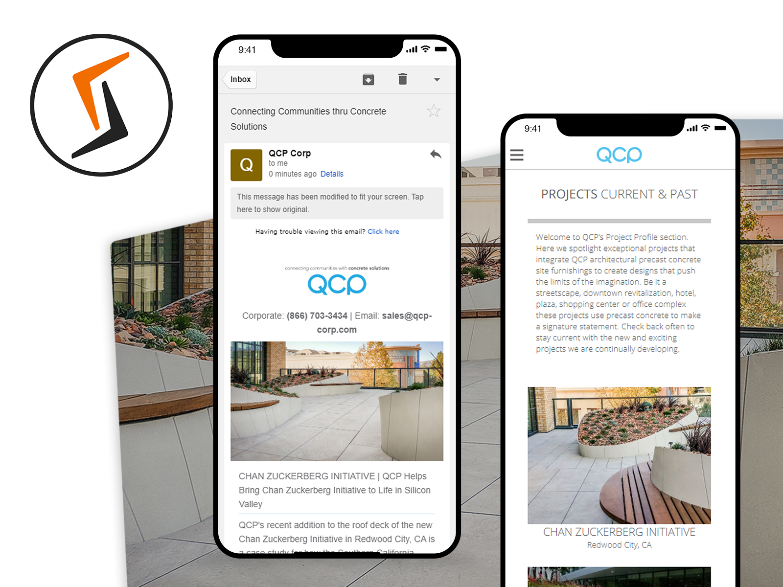 Example of QCP Website + Newsletter
