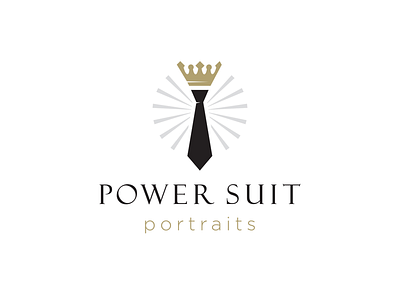 Power Suit Portraits Logo Option