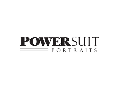 Power Suit Portraits Logo Option