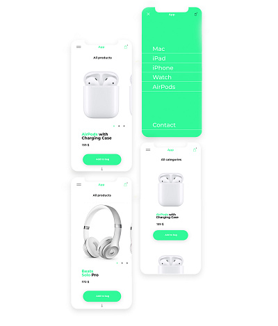 App. app design application ui ux