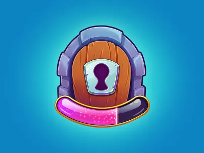 Doors Widget alice design door game game art icon illustration logo mobile ui