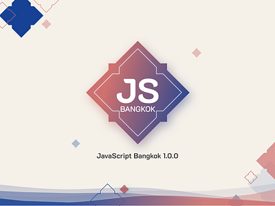 Javascript Bangkok 1.0.0 CI Pre-Release Version bangkok bkk branding ci corporate branding design illustration javascript logo modern pattern thai thai pattern thailand