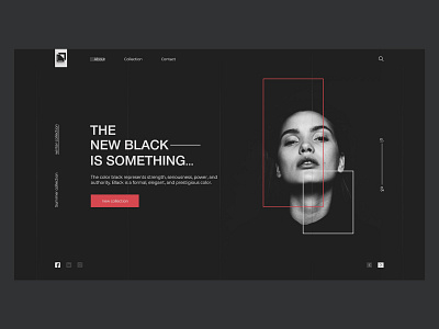 black black girl page design uiux