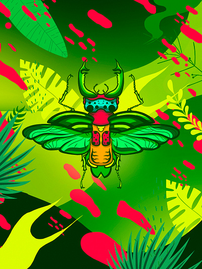 insect 02 colorful colors illustration insect