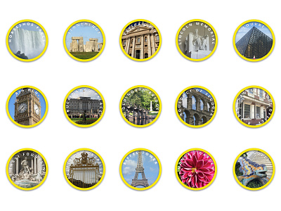 Travel Coin Collection coins collection icon travel