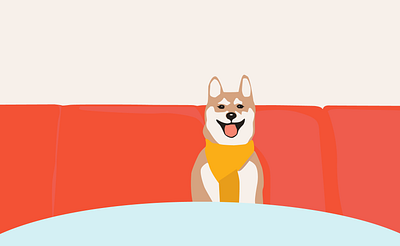 Dog Illustration_Shiba inu branding dog illustration shiba inu vector