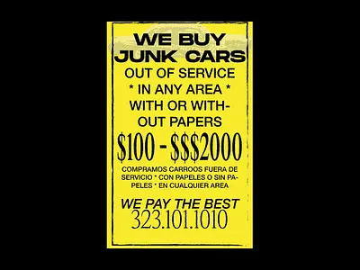 We Pay the Best graphic design typography