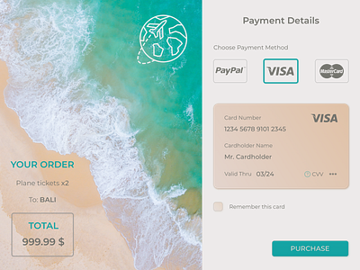 100 DailyUI #002 - Credit Card Checkout credit card credit card checkout credit card payment daily ui dailylogochallenge dailyui dailyui 002 design sketch ui ux web