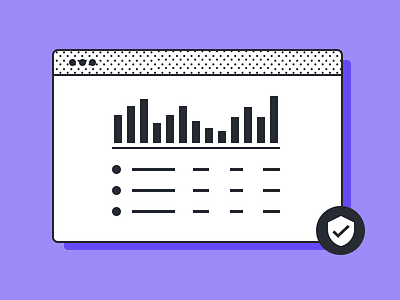 Blocking Mode art direction chart dashboard design desktop illustration monitor monitoring dashboard ui vector