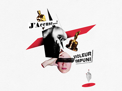 Cesars 2020, la honte branding collage collageart collagecollective collages color design illustration logo photoshop