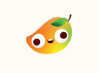 Mango Sticker illustration mango smile sticker vector