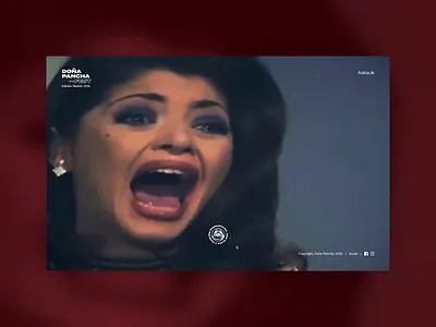 Doña Pancha Fest Website abstract click and hold doña pancha festival lisiada maría la del barrio music festival underground web design website