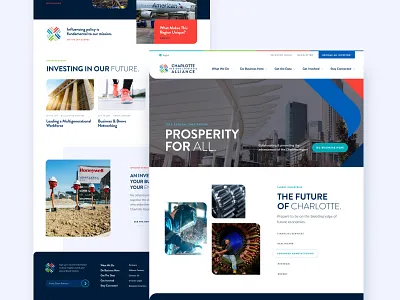 Charlotte Regional Business Alliance (CRBA) Website crba design ui website